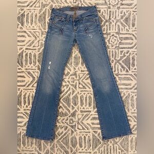 Hippie Low-rise Distressed Jeans for Women